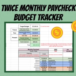 Twice Monthly Budget Tracker