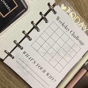 What&#39;s Your Why Weekday and 30-Day Tracker - Pocket Size
