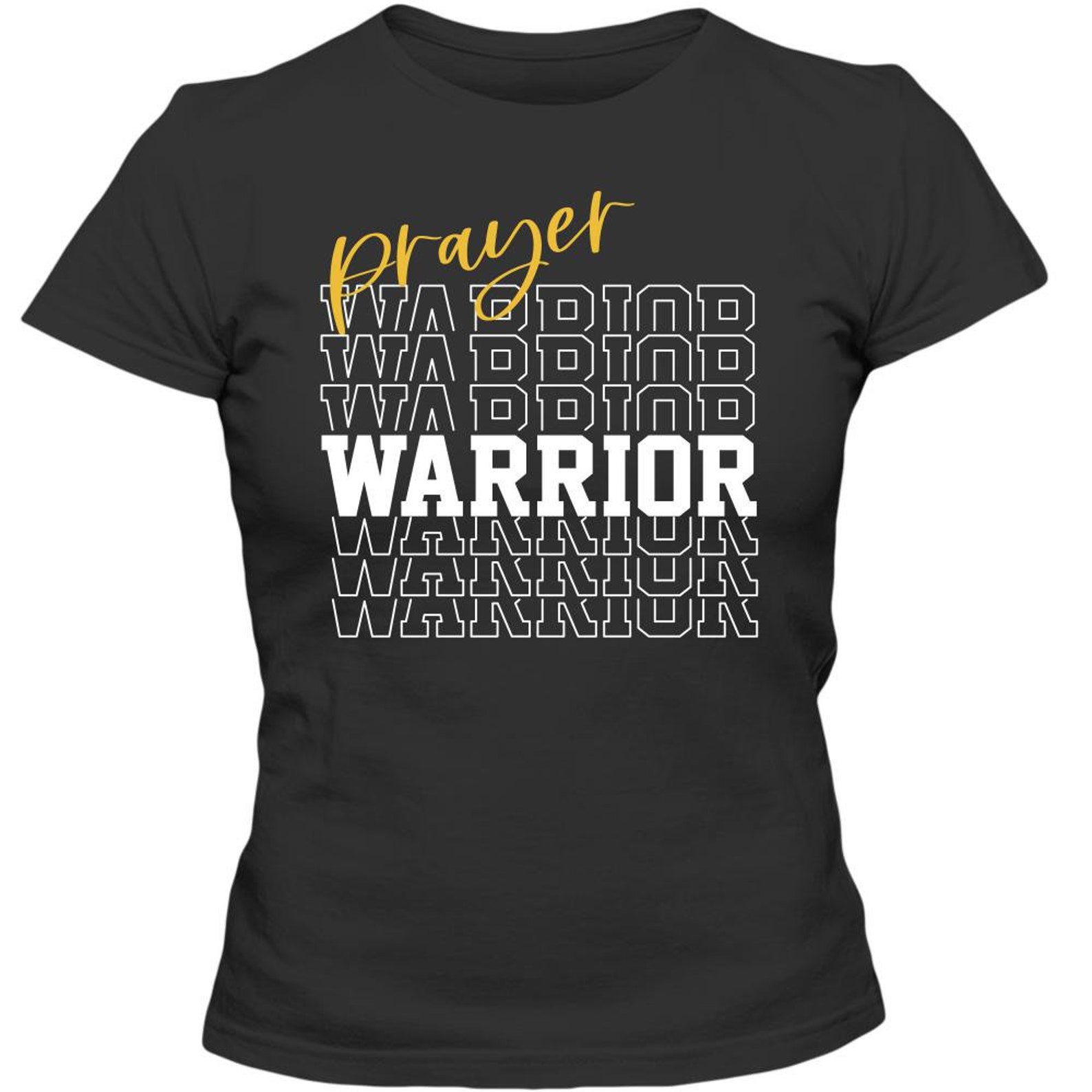 Inspirational Prayer Warrior Christian T-shirt Faith Sayings | Etsy