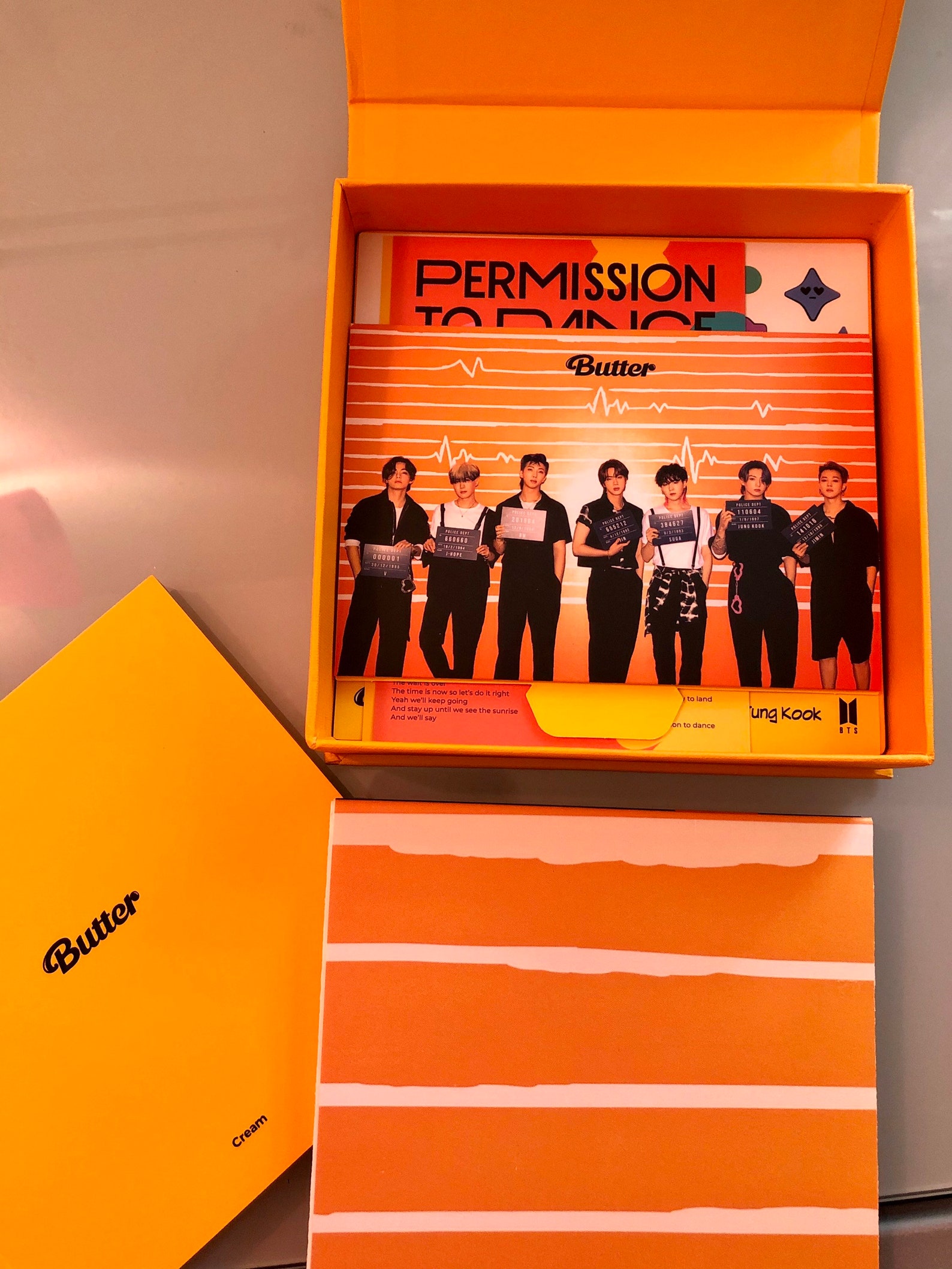 BTS Butter Álbumes Oficiales Sin Sesear 'Cream' Etsy
