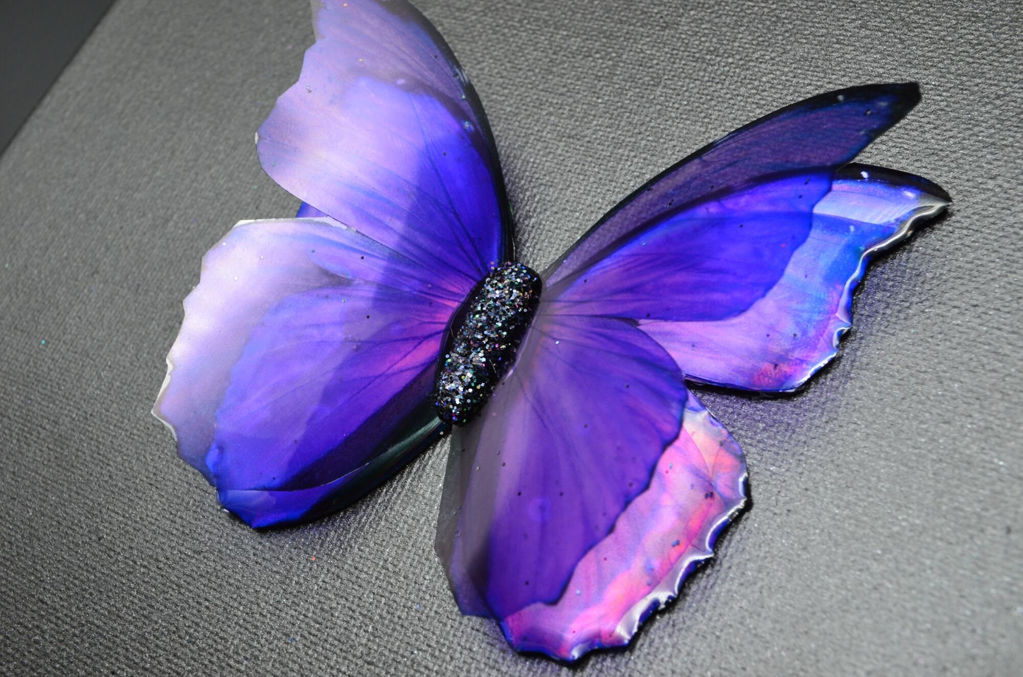 Purple butterfly decorations Butterfly scrapbooking oddities Etsy