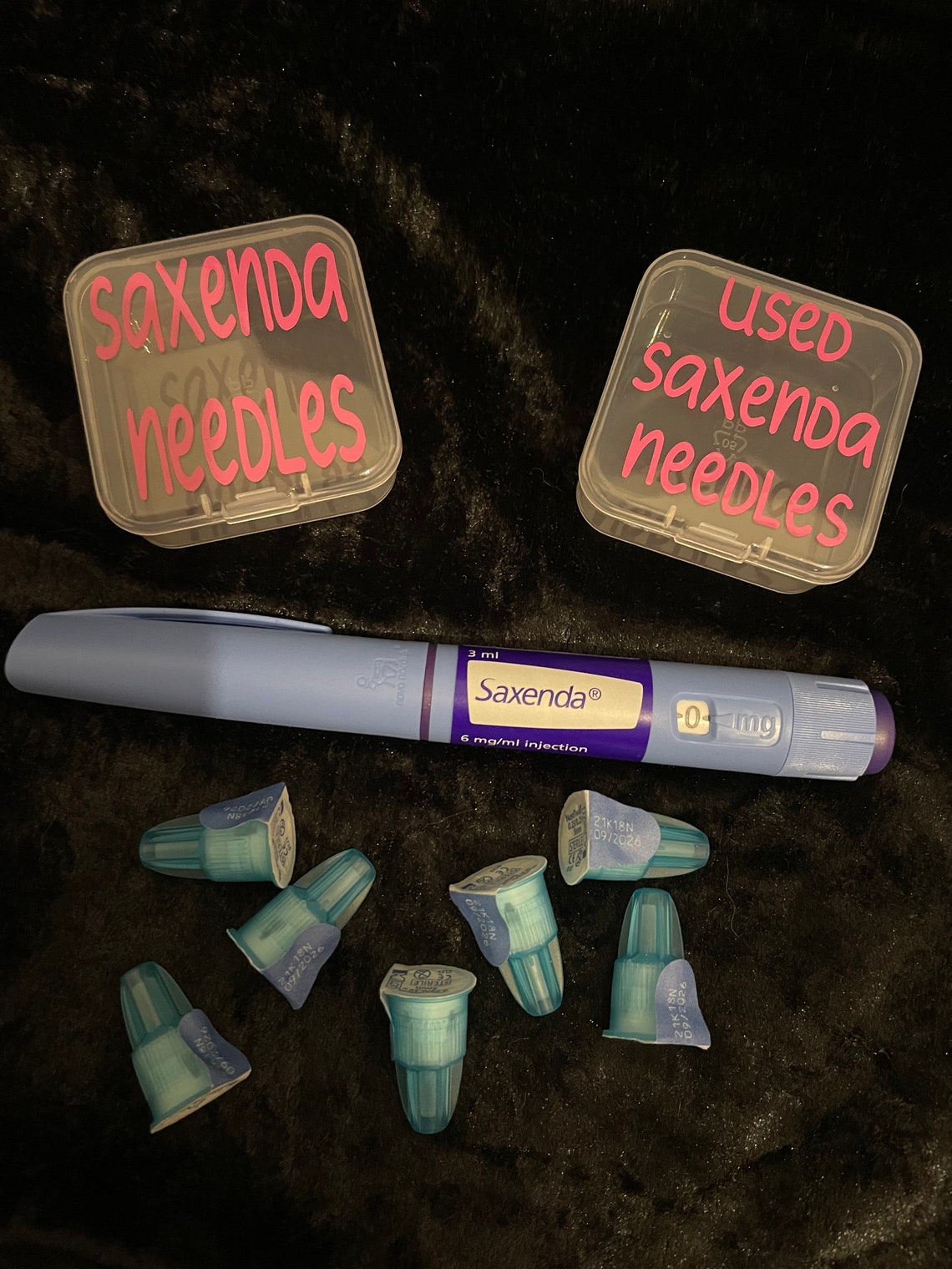 Saxenda Needle Storage Boxes Insulin Needle Box Saxenda Etsy UK