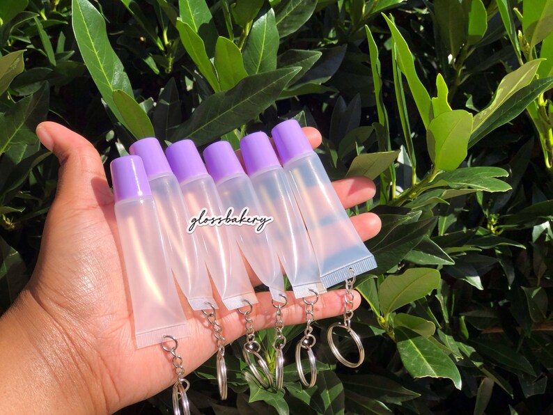 Empty 10ml Lip Gloss Squeeze Tubes With Keychain QTY 10 Etsy