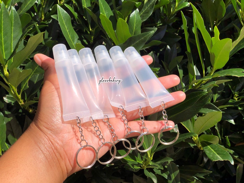 Empty 10ml Lip Gloss Squeeze Tubes With Keychain QTY 10 Etsy