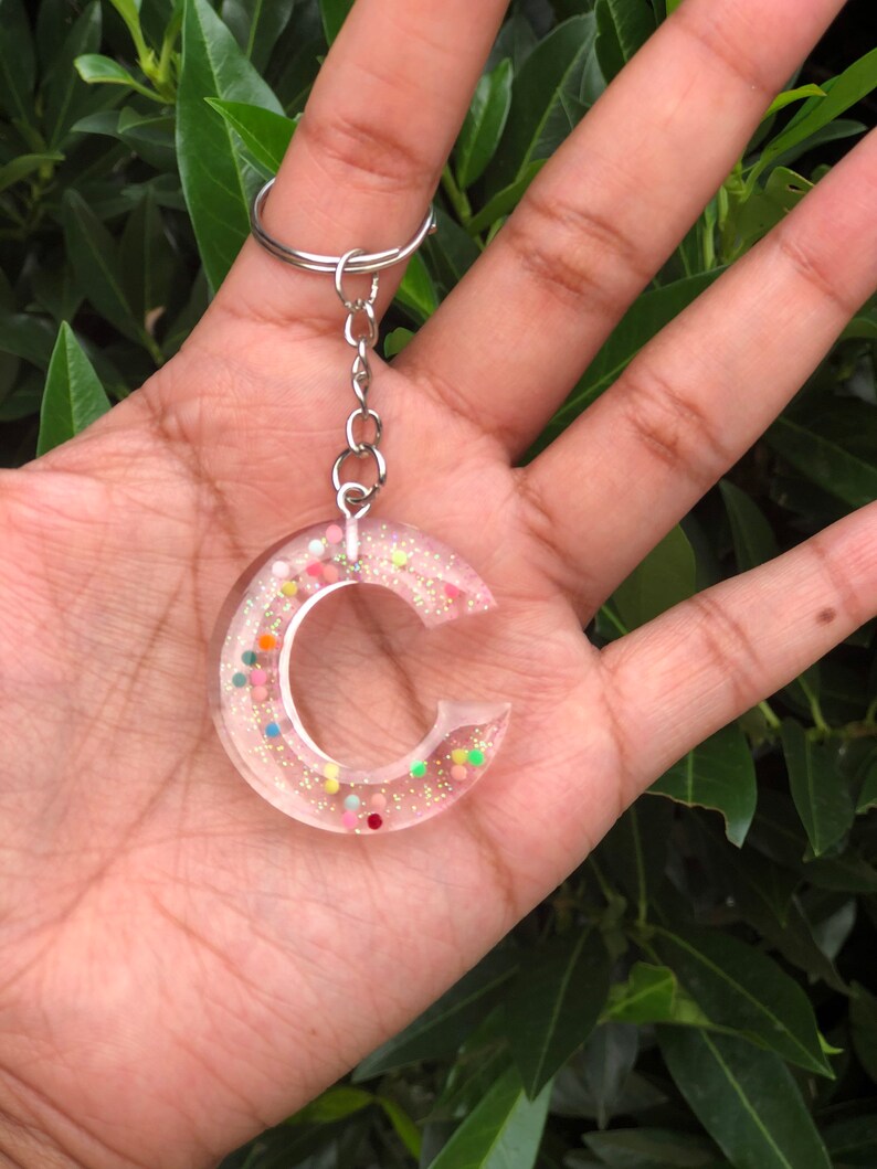 Wholesale Resin Letter Keychains AZ QTY 26 Etsy