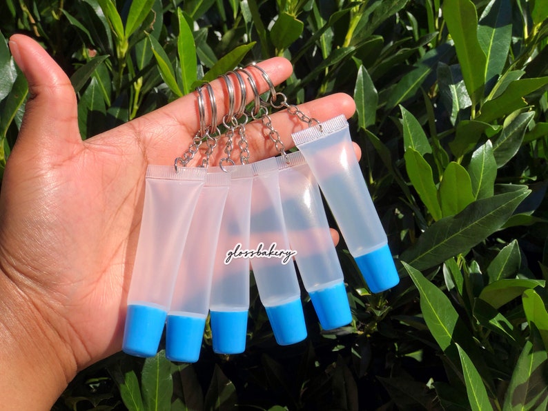Empty 10ml Lip Gloss Squeeze Tubes With Keychain QTY 10 Etsy