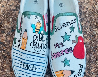 vans custom slip ons