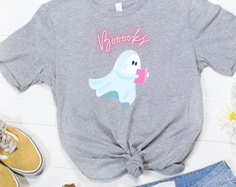Halloween Teacher Shirt, Cute Ghost Teacher Shirt, Booooks Teacher Shirt, Teacher Shirt, October Teacher Shirt