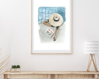 Woman Print, Wall Decor, Digital File, Print