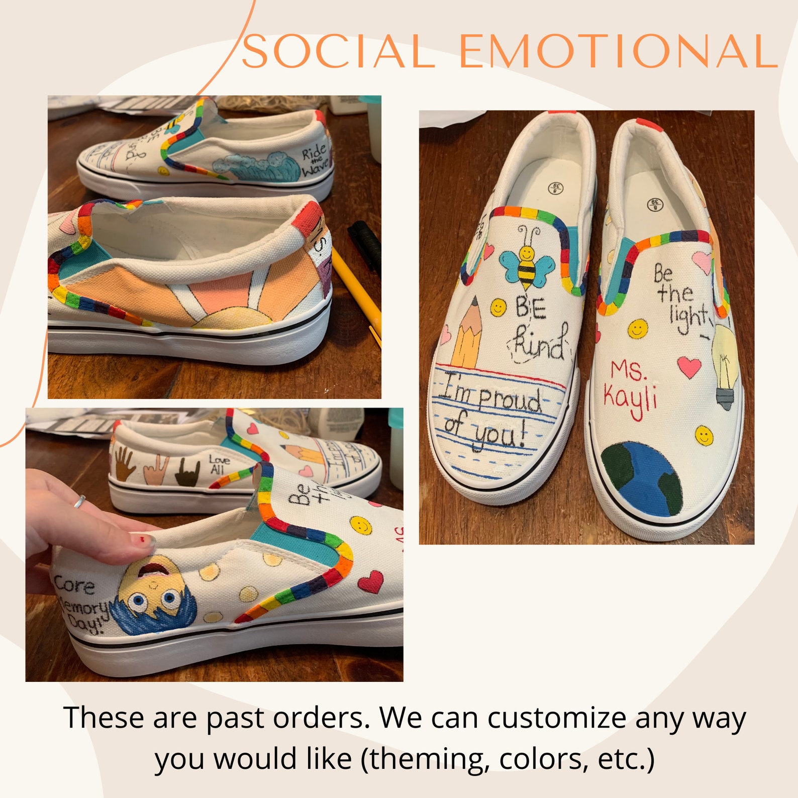 custom teacher shoes