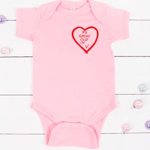 To Grow Old In Onesie, Wanda Vision Inspired Onesie, Baby Gift, Baby Clothes, Baby Onesie, Disney Inspired Onesie, Wanda Maximoff, Vision