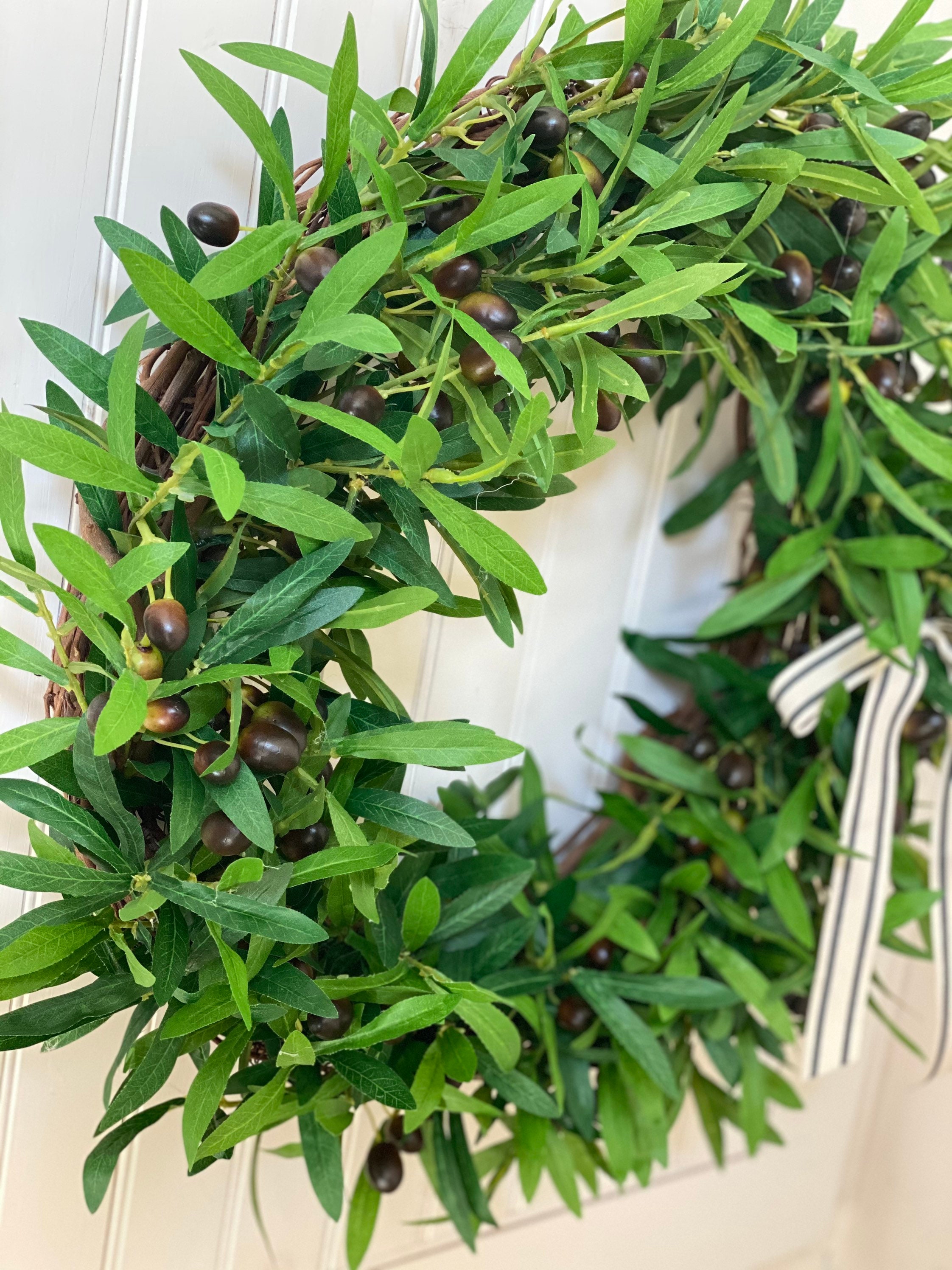 Olive Branch Yearround Grapevine Wreath Etsy UK