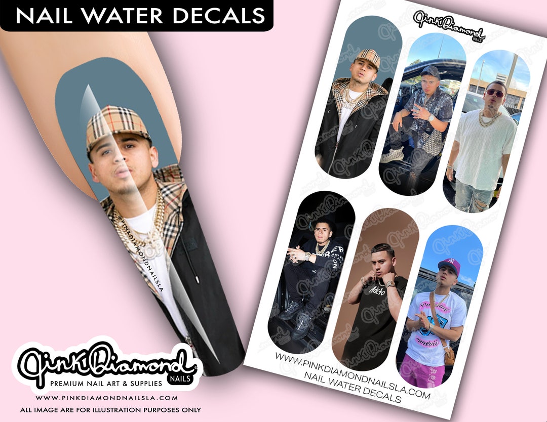 Fuerza Regida Jesus JOP Nail Water Decals clear Etsy