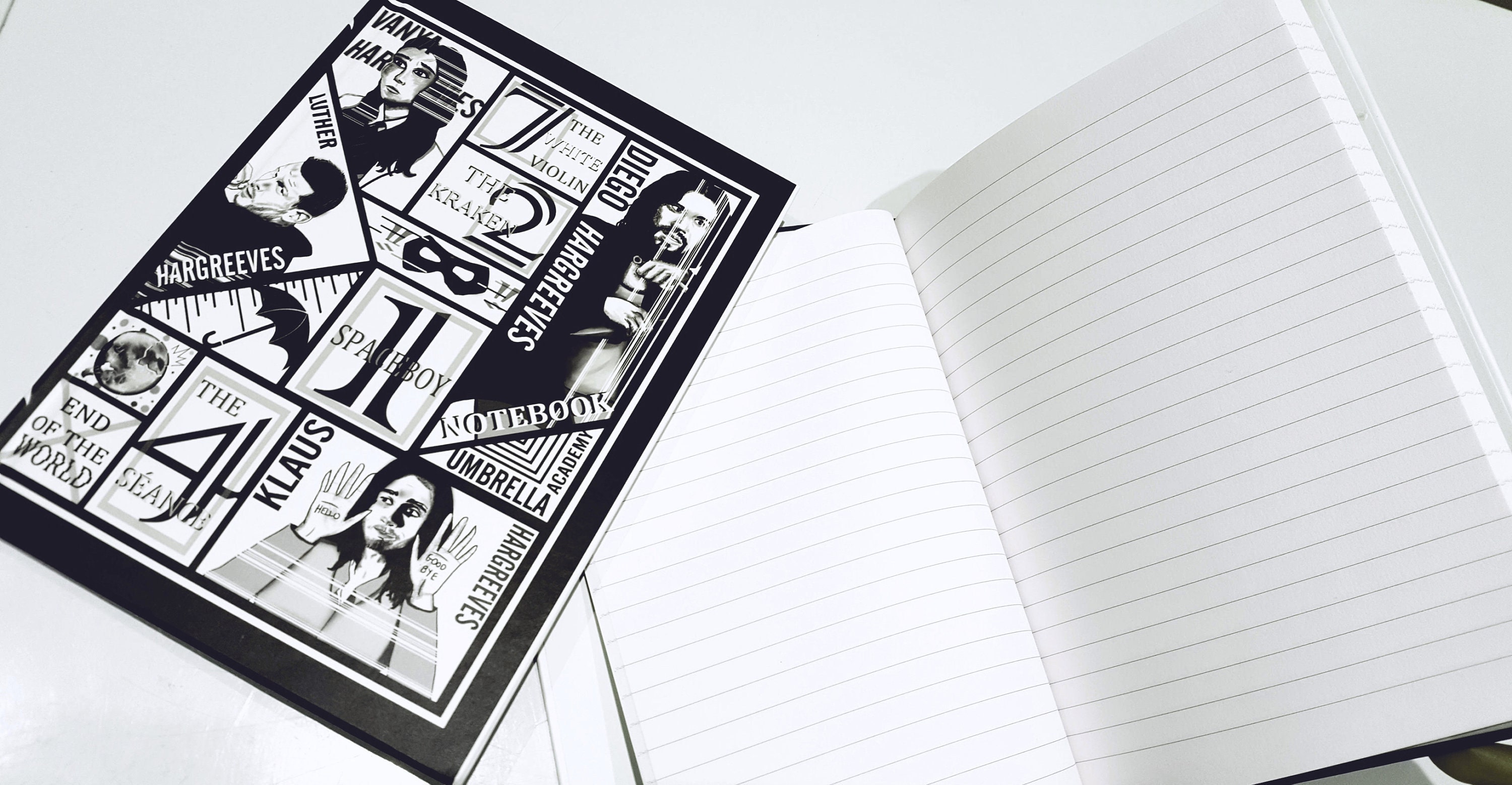 Umbrella Academy Hardback or Spiral A5 Notebook Ruled Lined or Etsy UK