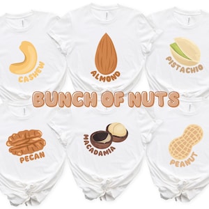 Bunch of Nuts Halloween Costume Shirt, Matching Family Tees