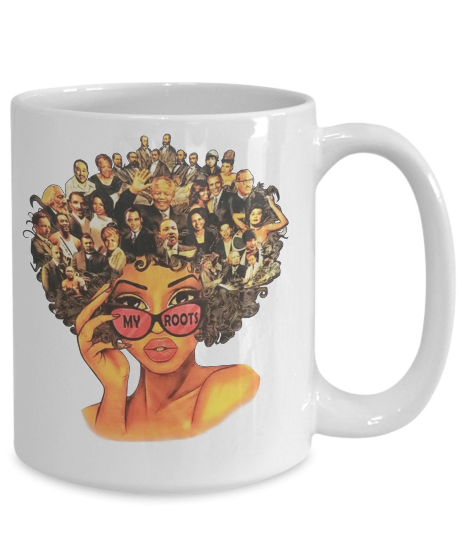 My Roots Coffee Mug, Black History Etsy