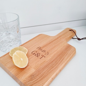 Personalised bar board/drinks board/gin and tonic serving board