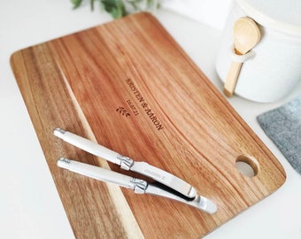 Personalised serving board/wedding/engagement/new home gift