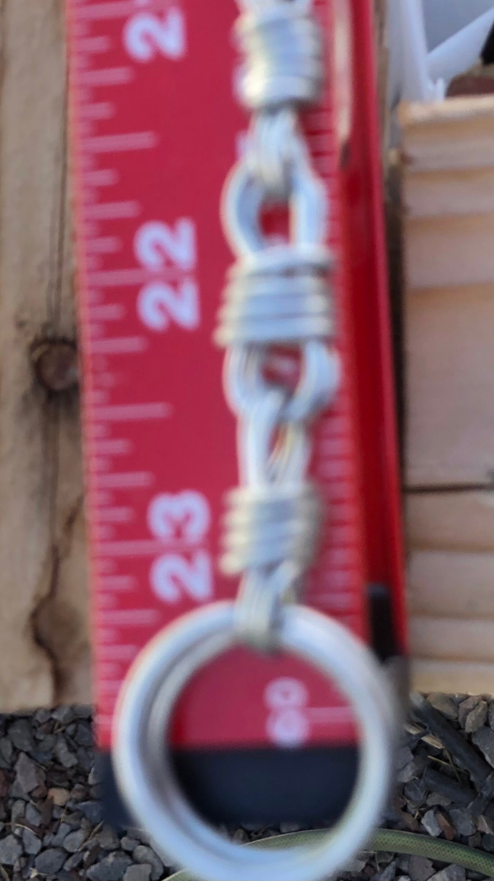 Rein Chains, Slobber Chains, Set of Two, Handmade With Swivels, Tight