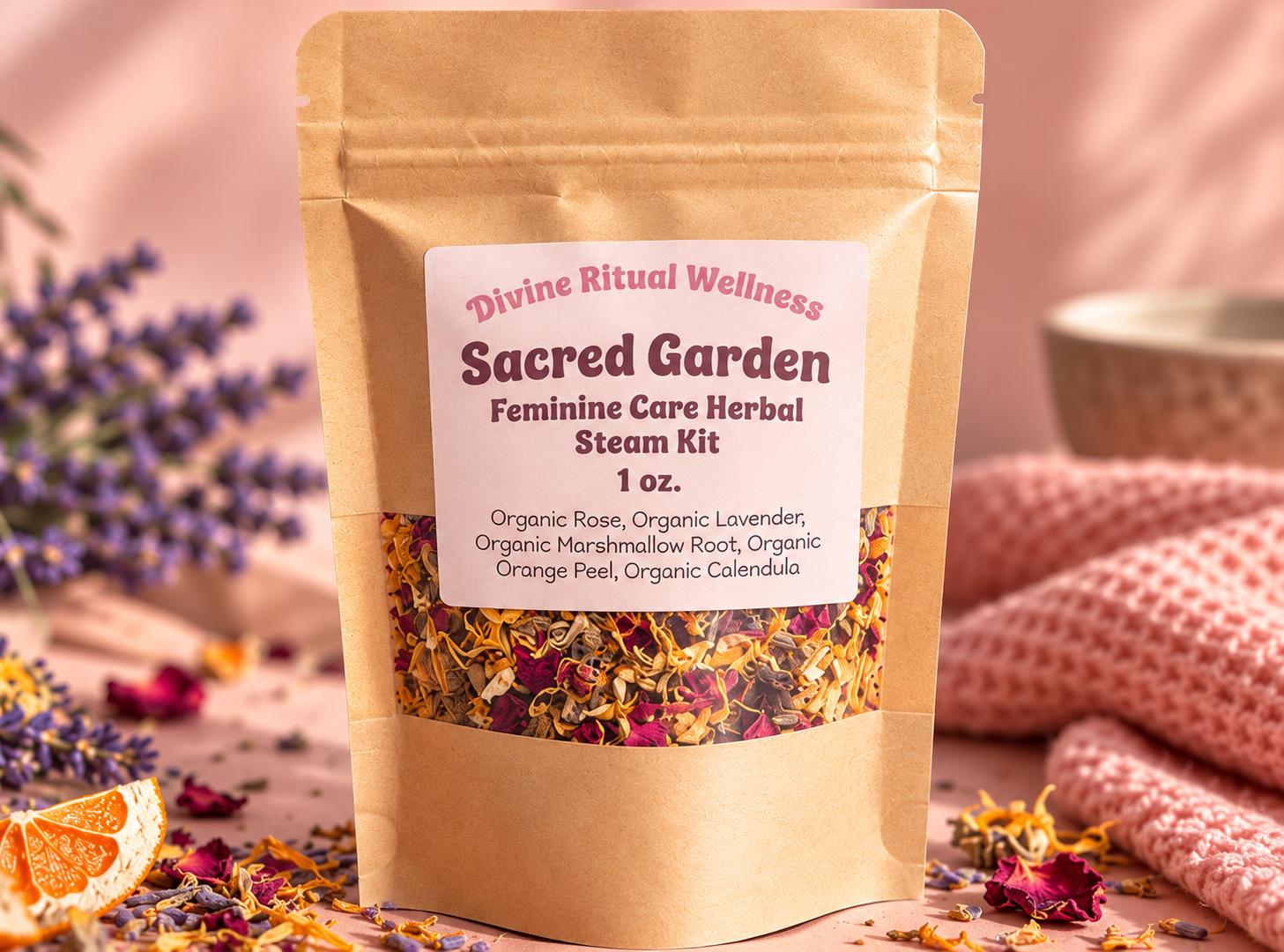 Sacred Garden Feminine Steamer | Organic Womens Wellness