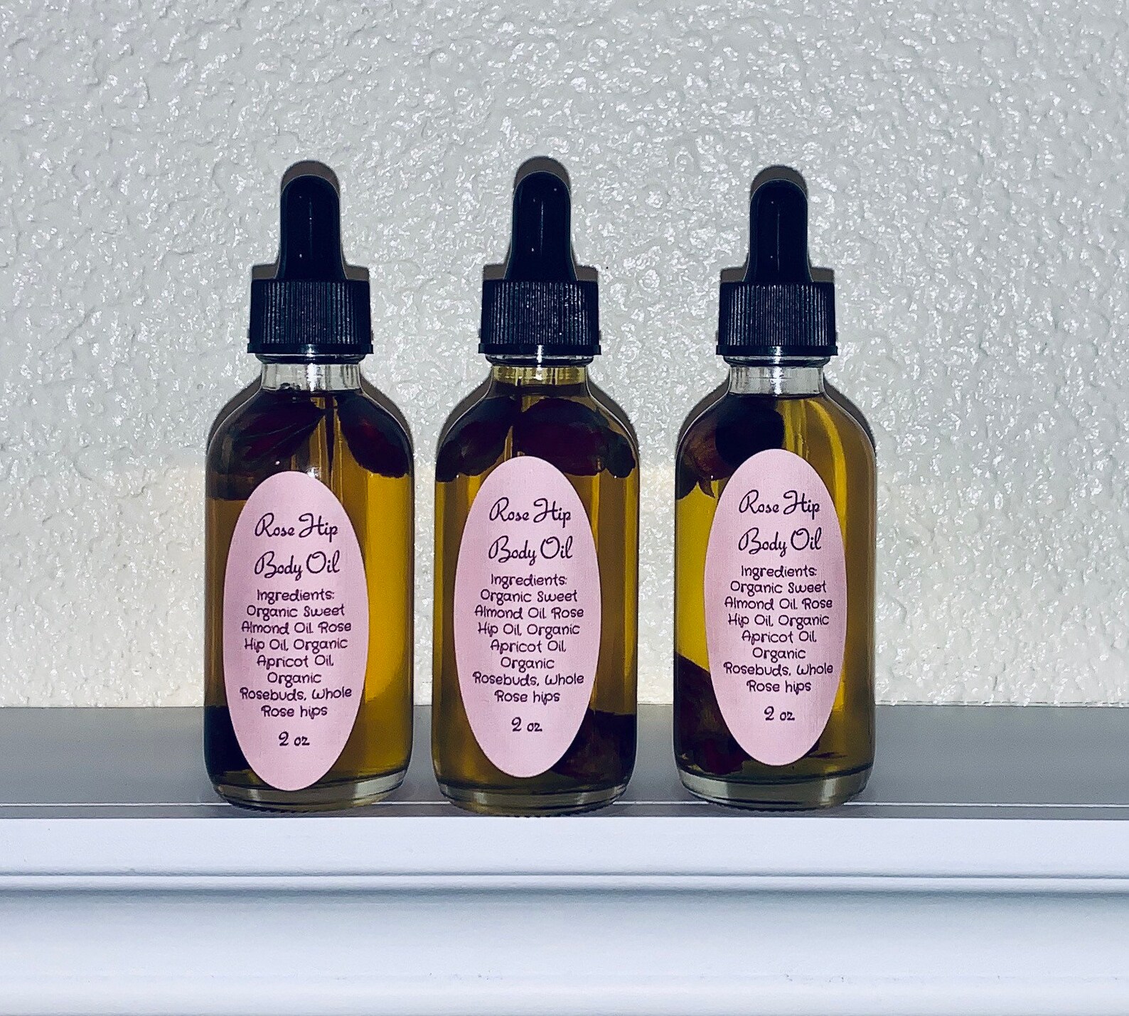 2 oz. Organic Rose Hip Face Oil for Glowing Youthful Skin Etsy