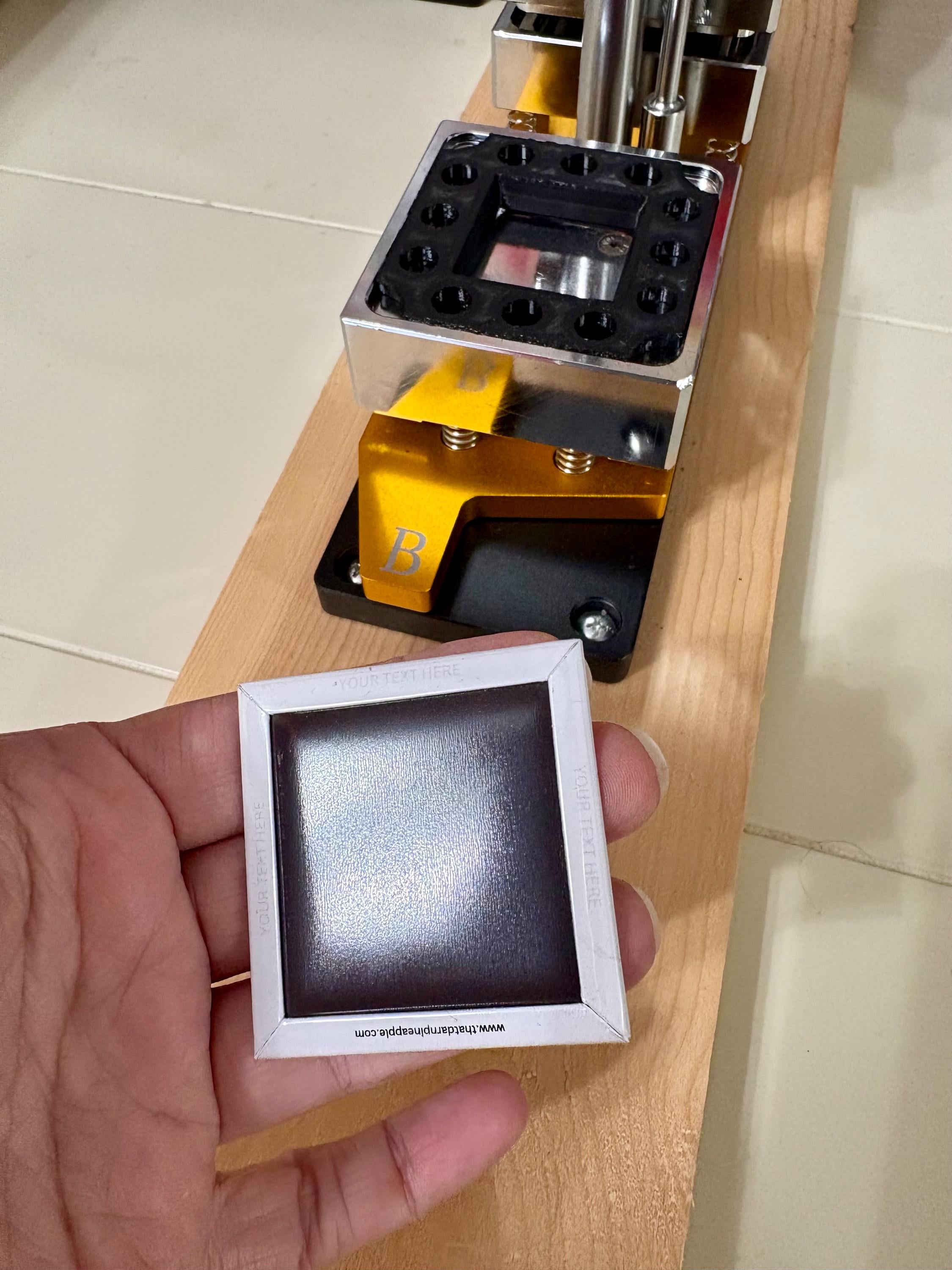 Photo Magnets Insert Custom Photo Magnet Jig | 3D Printed Centering Tool for DIY Photo ...