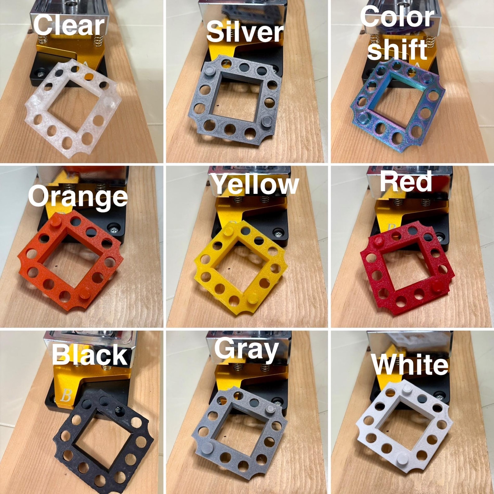 Photo Magnets Insert Custom Photo Magnet Jig | 3D Printed Centering Tool for DIY Photo ...