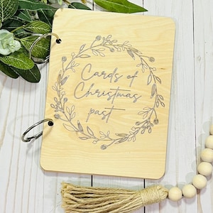 Christmas Card Keeper, Holiday Card Keeper, Greeting Card Book