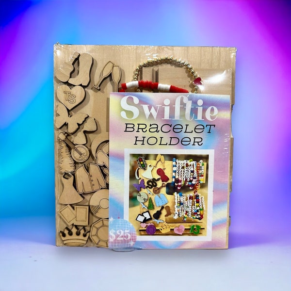 Swiftie DIY Bracelet Holder, Craft Kit for Teen/Tween, Gift Idea, Craft Supplies, Gift for Kids, Birthday Present