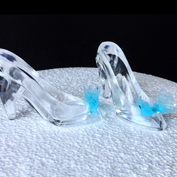 Cinderella Glass Slippers Cinderella Princess Birthday Party Cinderella Party Decor Cinderella Cake Topper Cinderella Centerpiece