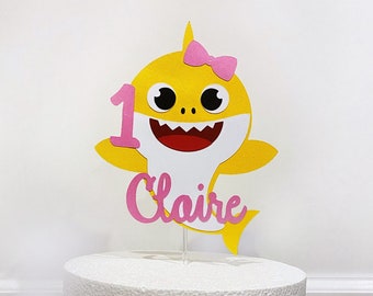 Baby Shark Cake Topper Etsy