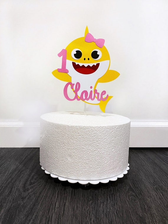 Baby Shark Cake Topper Baby Shark Birthday Party Decor Custom Baby Shark  Topper Boy Girl Shark Doo Doo Birthday Theme -  Norway