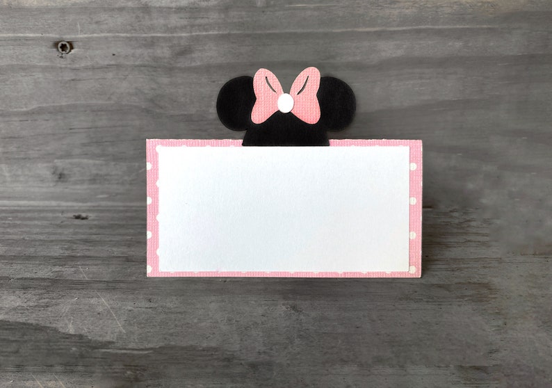 Minnie Mouse Place Cards Minnie Mouse Food Tent Minnie Mouse | Etsy