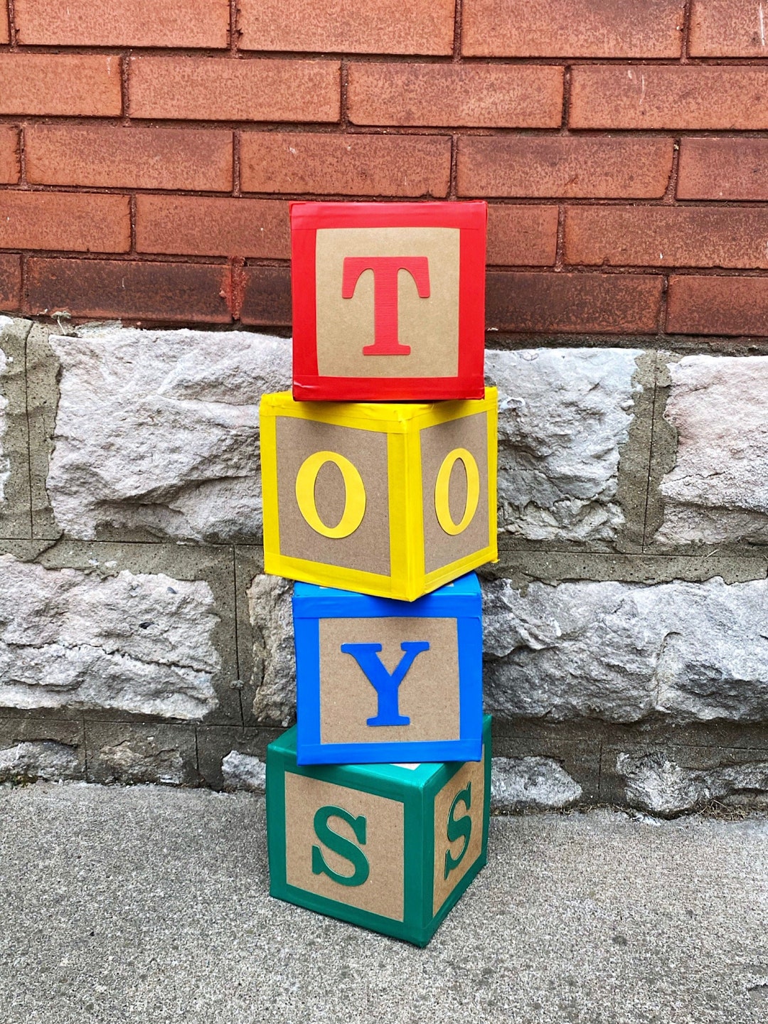Toy Story Diy Giant Letter Blocks Toy Story Room Decor Living