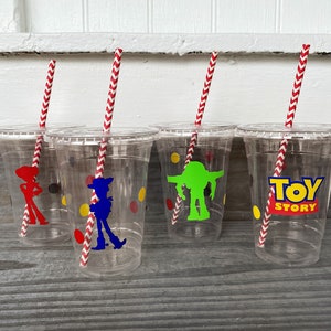 Toy Story Birthday Party Favor Cups Toy Story Birthday Party Decor Buzz Lightyear Cups Woody Cups