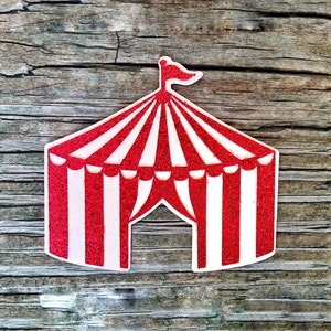 Circus Tent Die Cuts Carnival Birthday Party Decor Circus Party Theme Decorations Circus Tent Cut Outs Scrapbooking