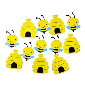Hommel en bijenkorf Die Cuts Honingbij en Bijenkorf Cut Outs Baby Shower Decor