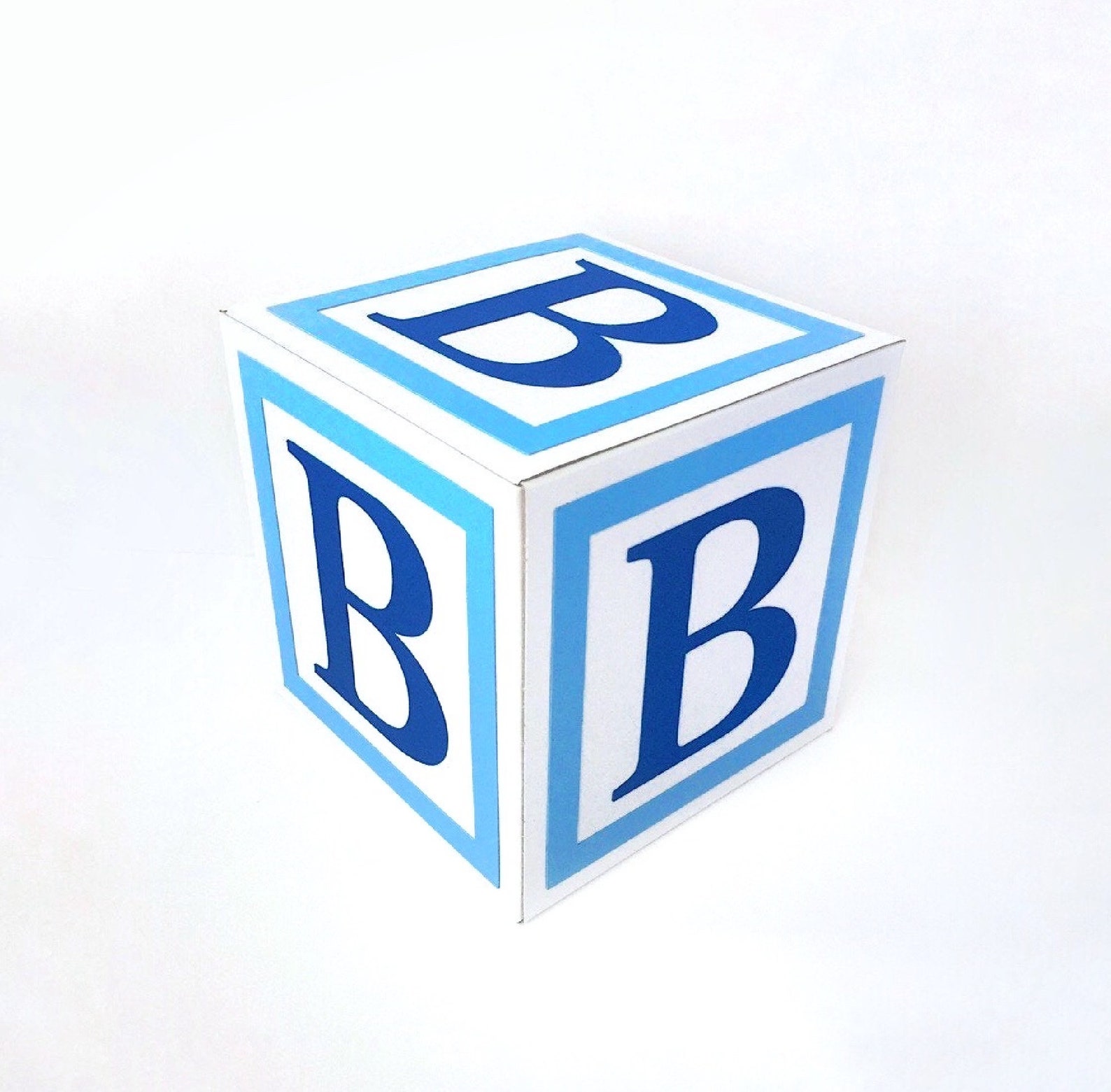 Baby Shower Alphabet Blocks ABC Baby Blocks 3D Block Letters Etsy
