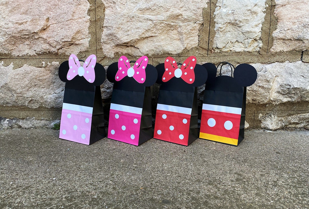 Minnie Mouse Gift Bags Mickey Mouse Clubhouse Favor Bags Minnie Mouse