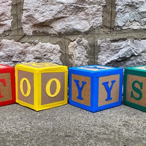 Grands blocs de l&#39;alphabet sur le thème de Toy Story