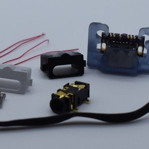Nintendo GBASP  DIY USBC charge port and audio jack kit