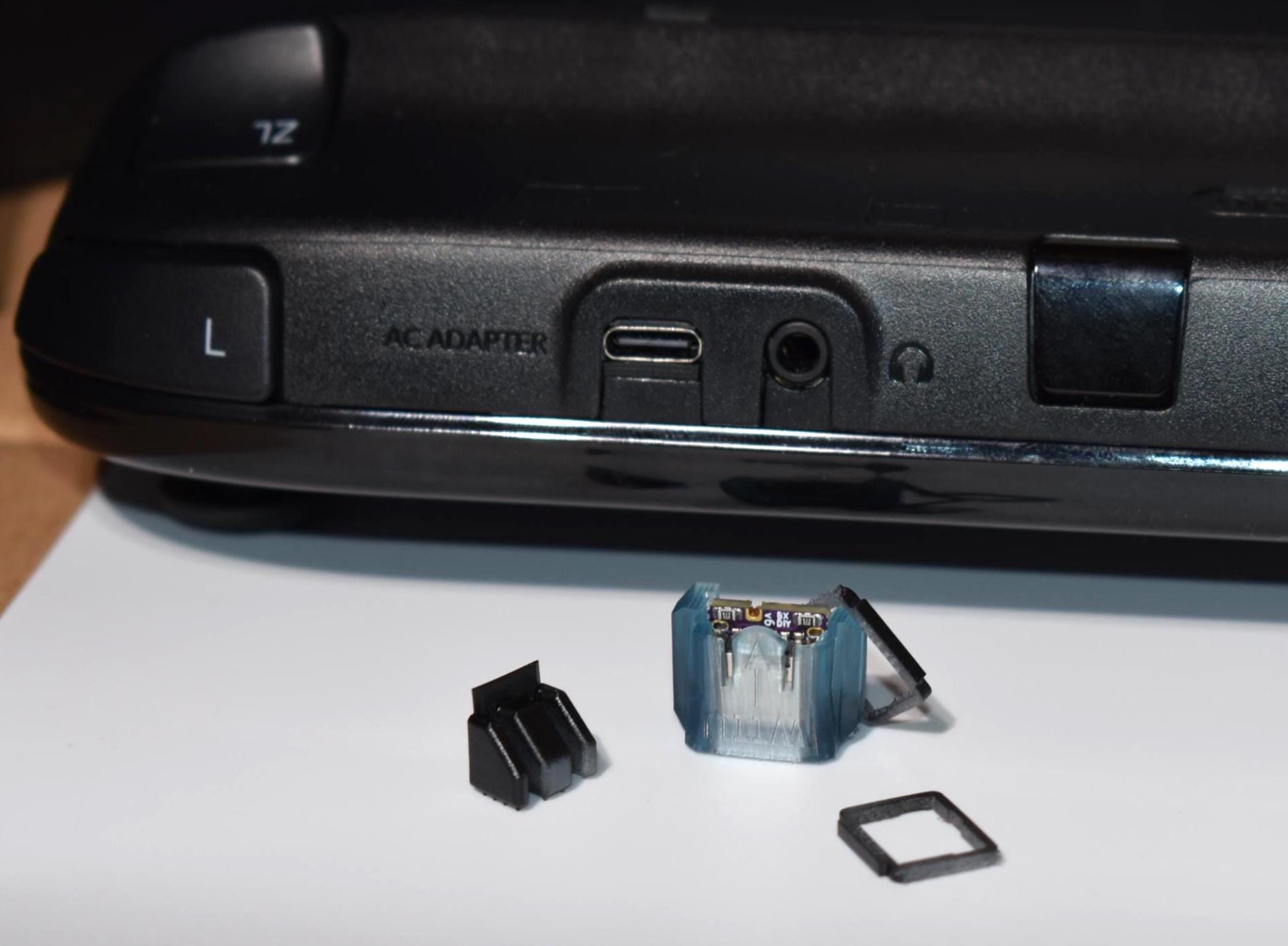 任天堂Wii UコントローラーのUSB-C交換用充電ポート(治具とベゼル付き 任天堂Wii UコントローラーのUSB-C交換用充電ポート(治具とベゼル付き