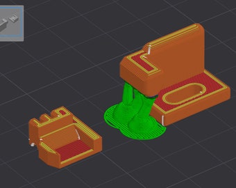 N3DSXL Cutting Jig and Bezel: 3D Print Files (Digital Files)