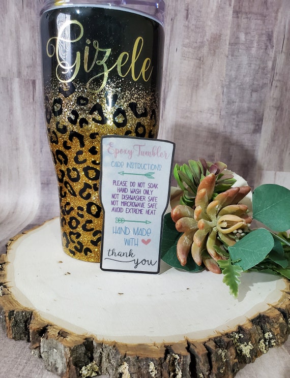 Epoxy Tumbler Printable Care Instructions DOWNLOAD ONLY Etsy