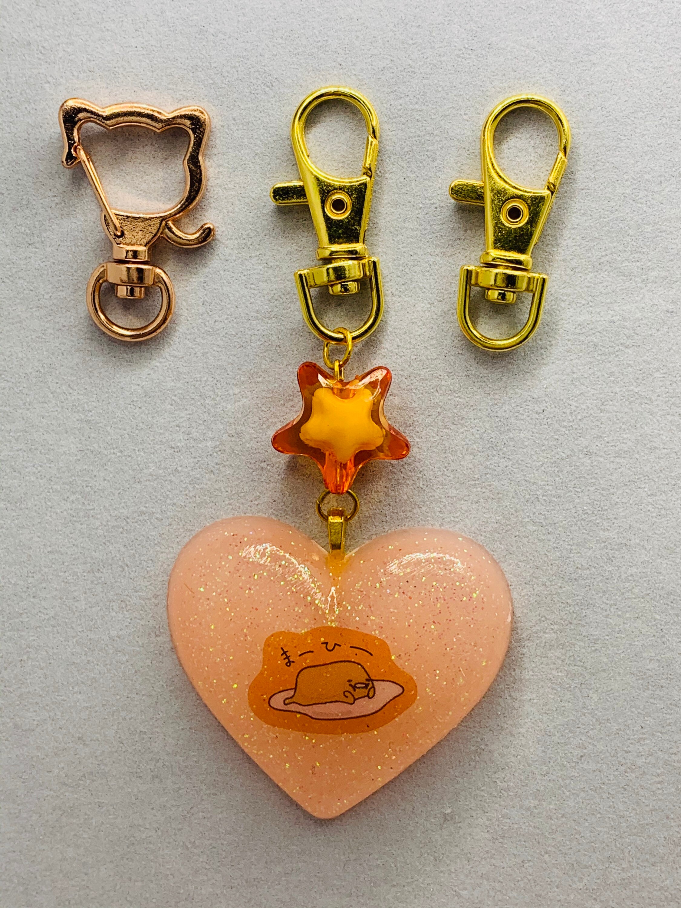 Gudetama Sanrio anime kawaii keychain kawaii keychain Etsy