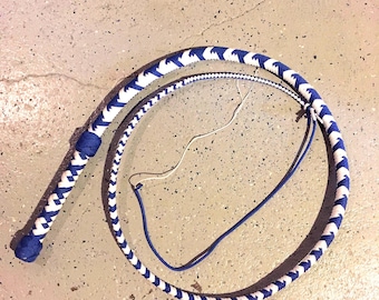 Frusta in paracord personalizzata da 8 piedi fatta a mano - Progettata per prestazioni, trick cracking ed esposizione