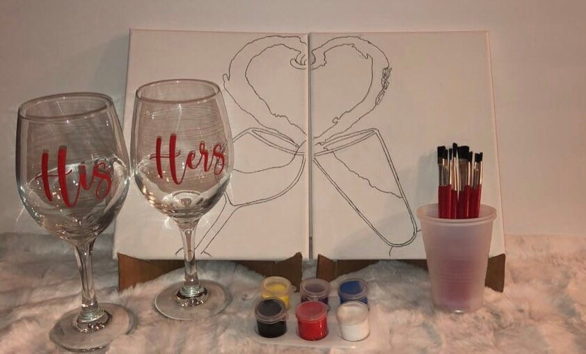 Sip and Paint Kit Etsy