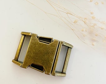 20mm Antique Gold / Brass Release Buckle