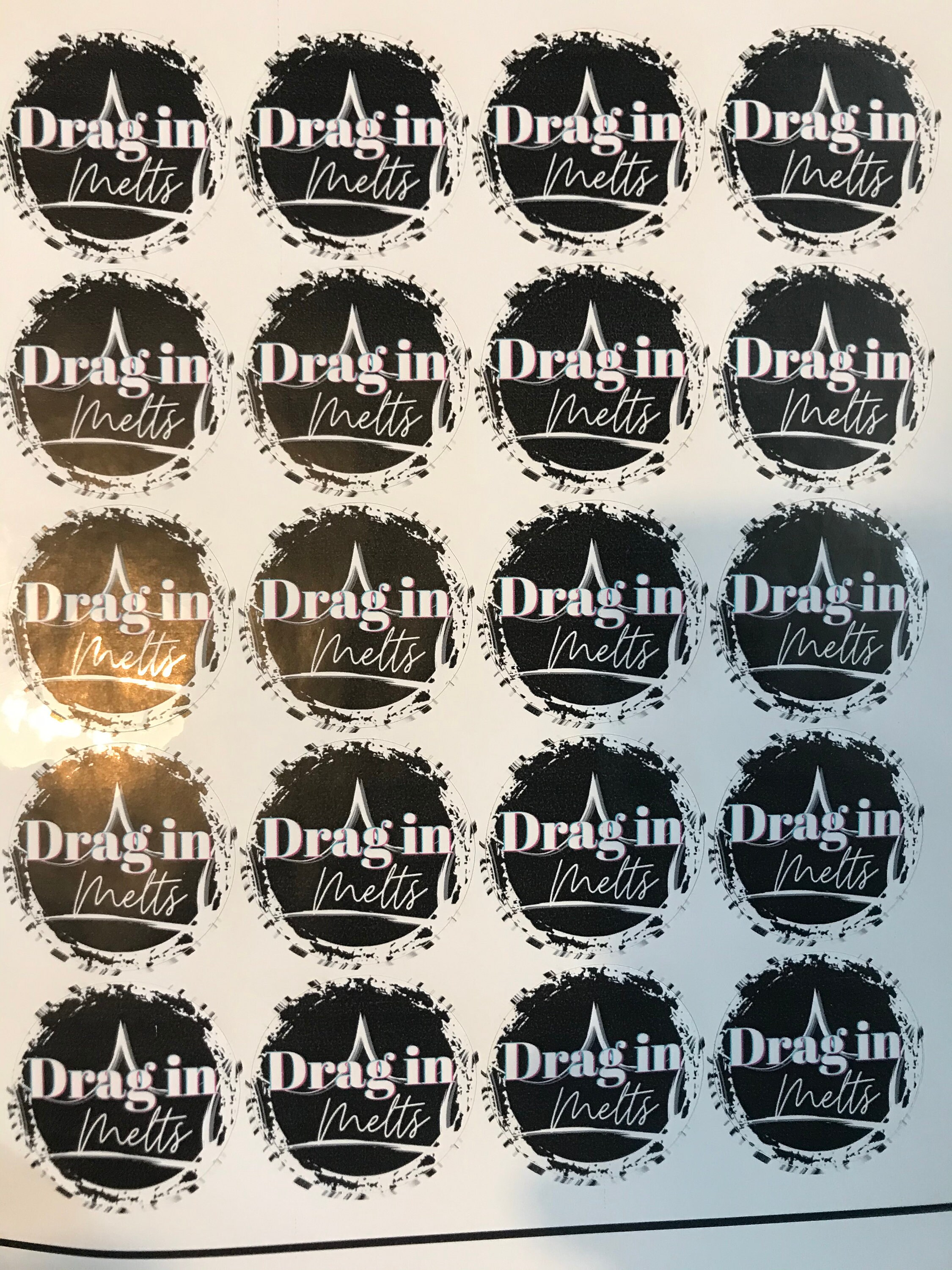 Personalised stickers small business custom logo Etsy