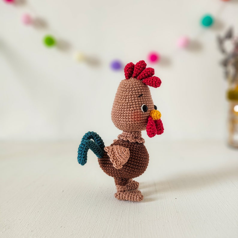 Amigurumi Rooster English Pattern zdjęcie 3